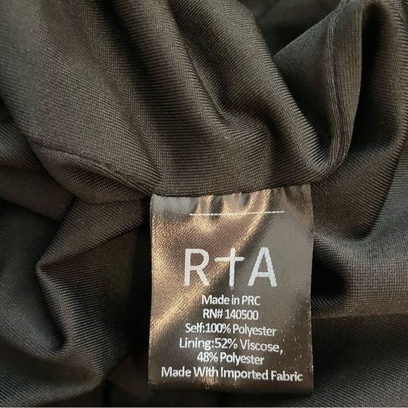 RtA Silver Crystal Striped Sequin Velvet Mini Dress - Picture 8 of 8